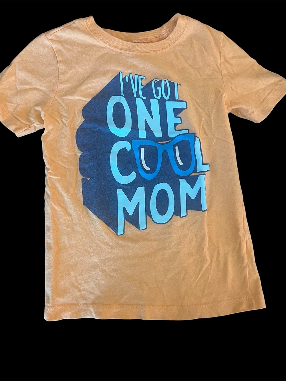 Kids "I've Got One Cool Mom" Graphic Tee - Orange